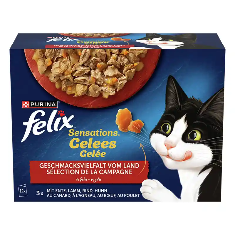 Felix Sensations Gelees Geschmacksvielfalt vom Land 12 x 85 g Rabatt